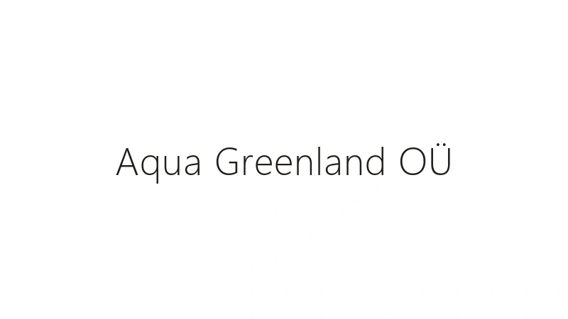 Aqua Greenland OÜ partner logo