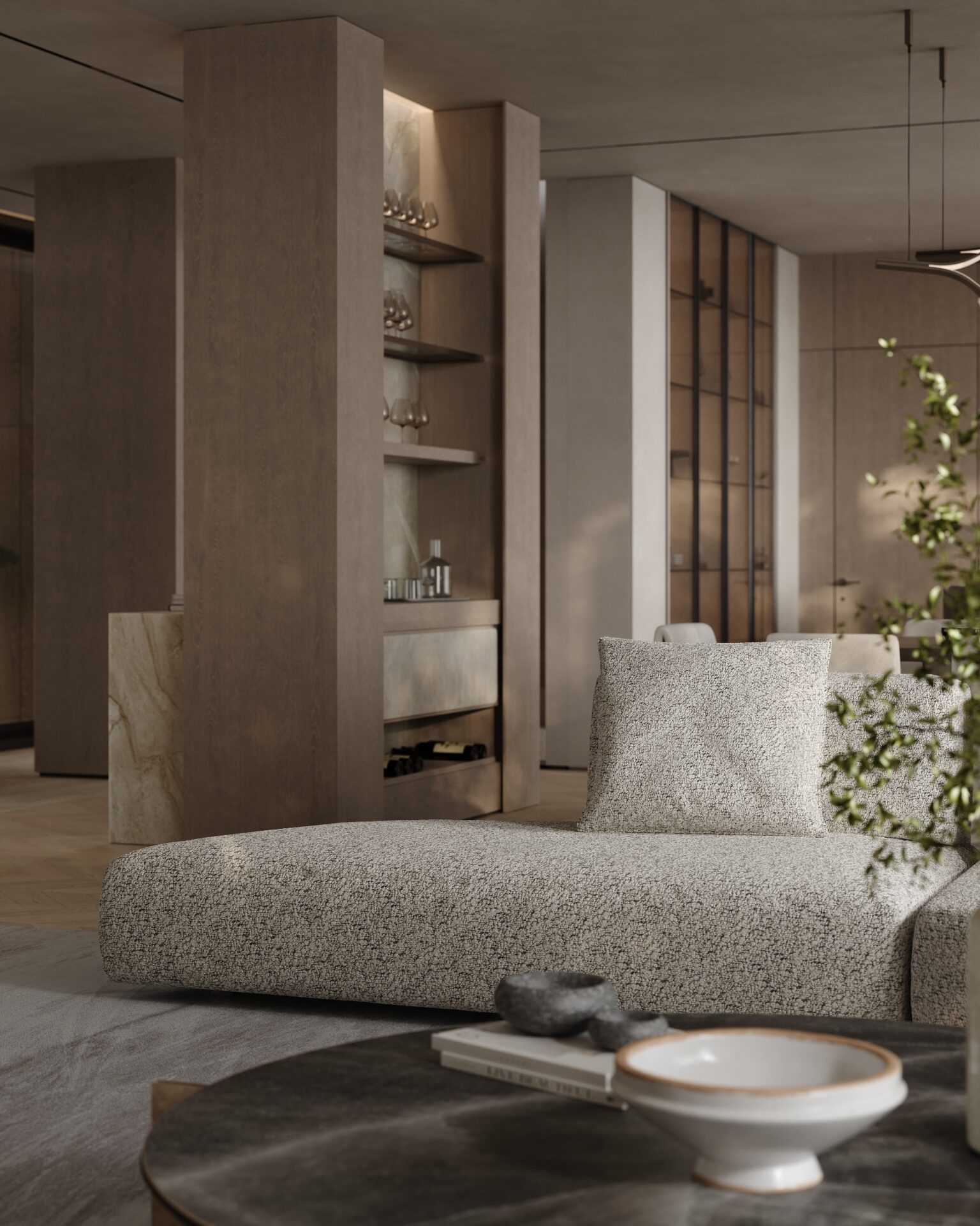 Refined interior design with a distinctive character